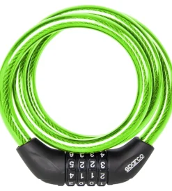 Bici-Sparco Lucchetto morbido per bici giallo con combinazione