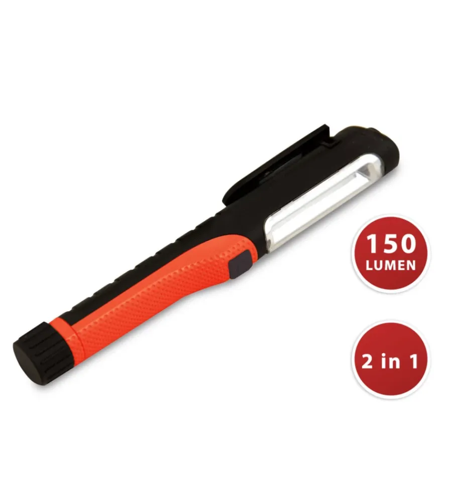 Illuminazione Per Interno-Velamp Luce da lavoro 2in1 2w + torcia con calamita