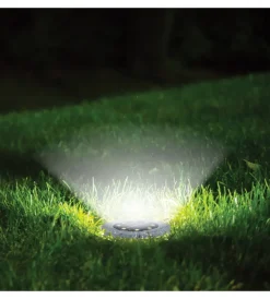 Illuminazione Per Esterno|Luce solare segnapassi a led con effetto pietra con sensore - 10 lumen - 1.2 v