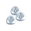Outlet Luci adesive a 3 led, 3 pz. Illuminazione Per Interno