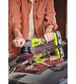 Lucidatrici-Ryobi Lucidatrice a batteria 18v r18p-0, solo corpo macchina batteria non inclusa -