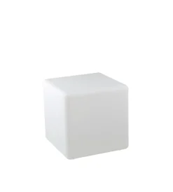 Illuminazione Per Esterno|Lume da giardino led "geco" bianco 50x50x50 cm, 4w