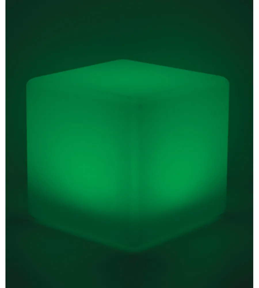 Illuminazione Per Esterno- Lume da giardino solare led "geco" bianco 40x40x40 cm, 1.5 w