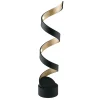 Hot Lume led "helix" nero e  oro 3000k 960 lm, h66 cm Illuminazione Per Interno