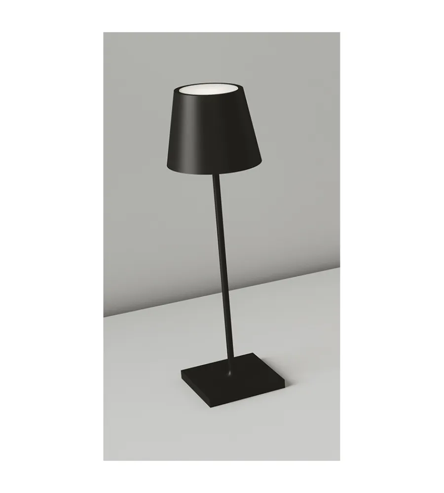 Illuminazione Per Esterno- Lume led portatile "drink" nero 38x11 cm, 2.2 w