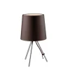 Illuminazione Per Interno- Lume "marley" in metallo e alluminio marrone, h 43,5 cm