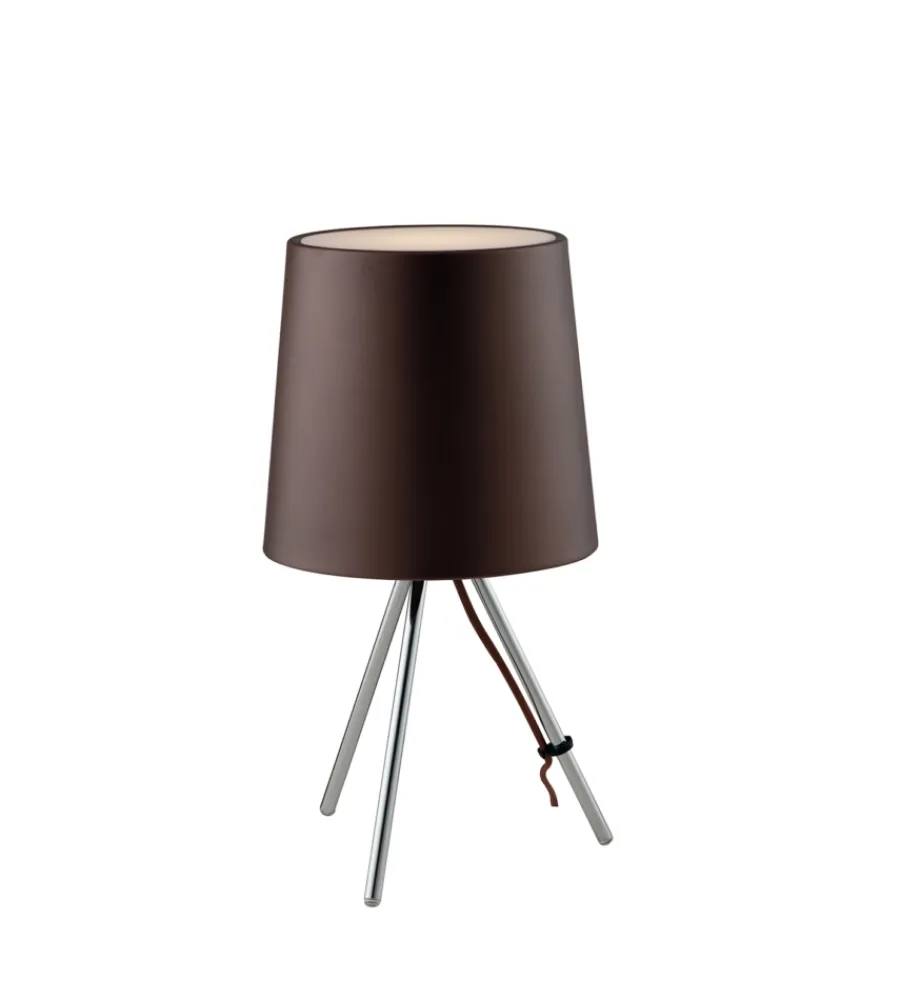 Illuminazione Per Interno- Lume "marley" in metallo e alluminio marrone, h 43,5 cm
