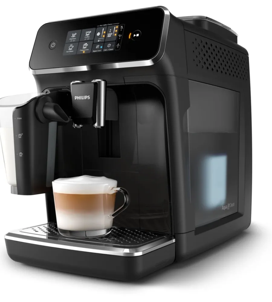 Piccoli Elettrodomestici-Philips Macchina da caffè automatica "ep2231/40" con sistema "lattego", 1500 w