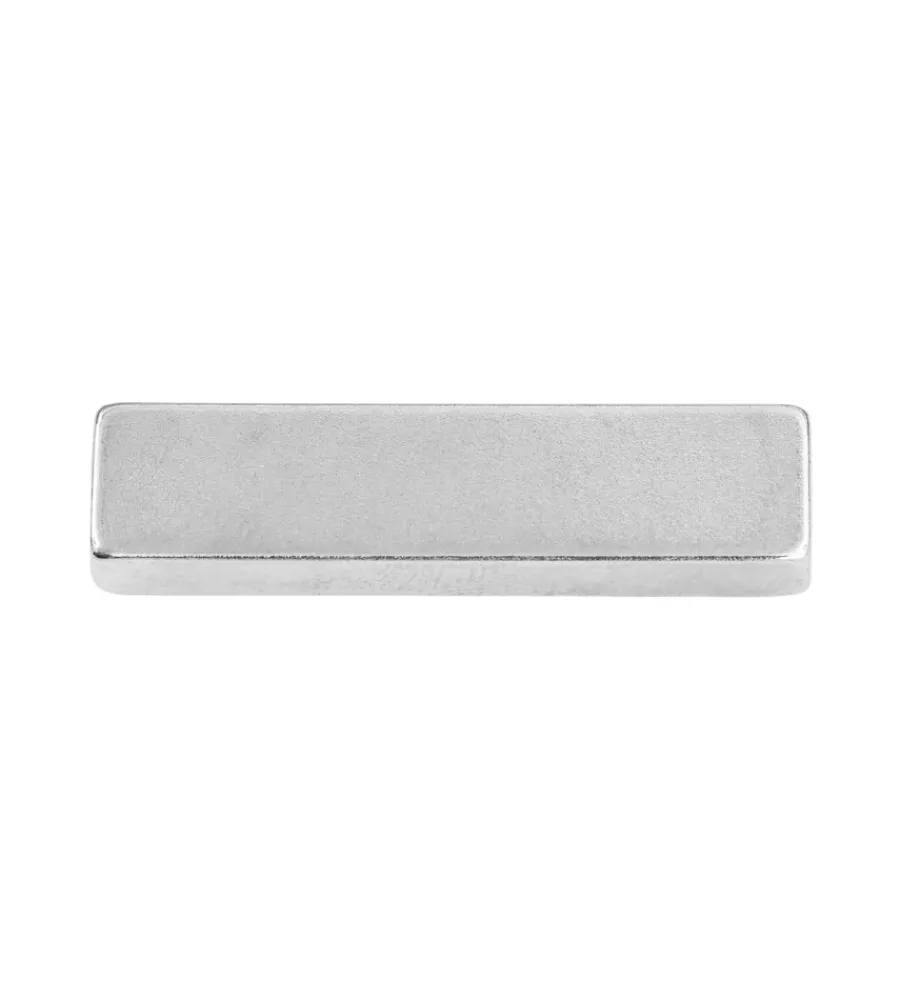 Sistemi Di Fissaggio- Magnete neodimio rettangolare 40x10x5 forza 18 kg 2 pz