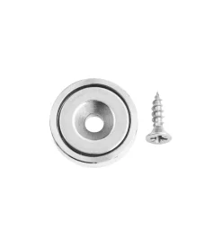 Hot Magnete neodimio tondo 16x4,5 + vite forza 7,5 kg Sistemi Di Fissaggio