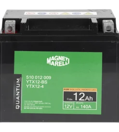 Hot Magneti marelli batteria moto e scooter 12ah 12v 140a tecnologia agm sigillata polo positivo sinistro Elettrico