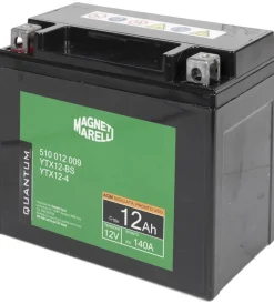 Hot Magneti marelli batteria moto e scooter 12ah 12v 140a tecnologia agm sigillata polo positivo sinistro Elettrico