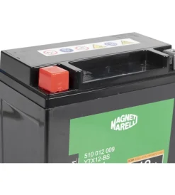 Hot Magneti marelli batteria moto e scooter 12ah 12v 140a tecnologia agm sigillata polo positivo sinistro Elettrico
