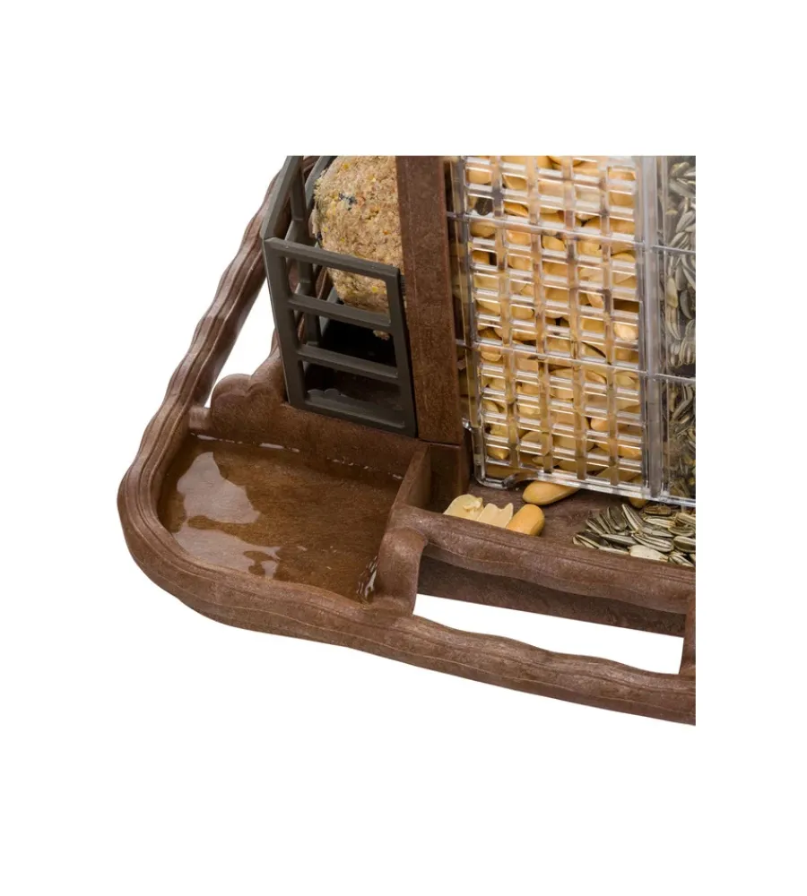 Accessori Gabbie-Ferplast Mangiatoia silos per uccelli selvatici "jok 2", 34x26x23 cm -