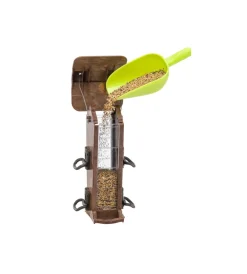 Ferplast Accessori Gabbie|Mangiatoia silos per uccelli selvatici "jok 21", 19x17x32 cm -