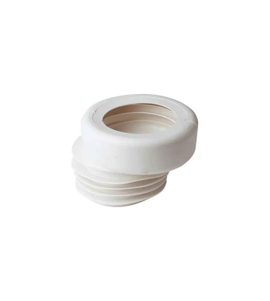 Tubi E Raccordi-Idro-Bric Manicotto pvc eccentrico per wc