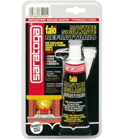 Siliconi E Sigillanti-Saratoga Mastice refrattario bianco in blister 50ml - .