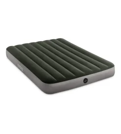 Campeggio-Intex Materasso ad una piazza e mezza gonfiabile "airbed dura-beam standard prestige downy" verde scuro 137x191x25 cm - cod. 64108