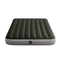 Campeggio-Intex Materasso ad una piazza e mezza gonfiabile "airbed dura-beam standard prestige downy" verde scuro 137x191x25 cm - cod. 64108