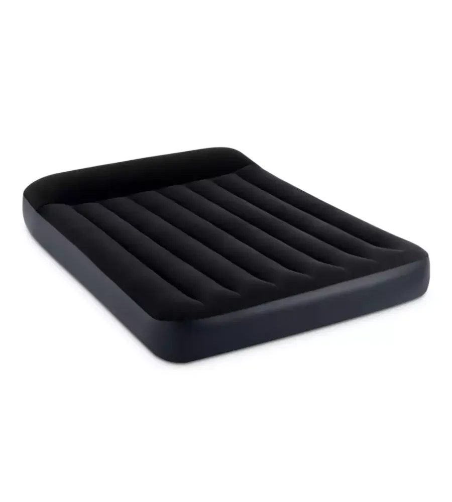 Outlet Materasso ad una piazza e mezza autogonfiante "airbed dura-beam pillow rest classic" colore blu scuro, 137x191x25 - cod. 64148nd Campeggio
