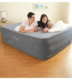 Intex Campeggio|Materasso matrimoniale autogonfiante 