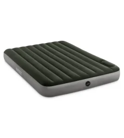 Best Materasso matrimoniale gonfiabile "airbed dura-beam standard downy" colore verde scuro con pompa a pedale, 152x203x25 cm - cod. 64763 Campeggio