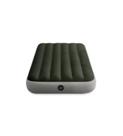 Sale Materasso matrimoniale gonfiabile "airbed dura-beam standard prestige downy" colore verde scuro, 99x191x25 cm- cod. 64107 Campeggio