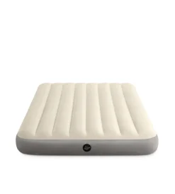 New Materasso piazza e mezza gonfiabile "airbed dura-beam single-high" crema 137x191x25 cm - cod. 64102 Campeggio