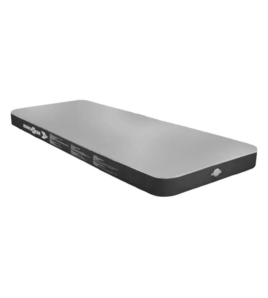 Brunner Campeggio|Materasso singolo autogonfiante da campeggio "somni 3d" grigio 200x76x10 cm