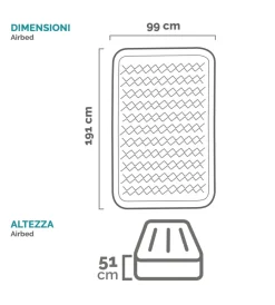 Discount Materasso singolo autogonfiante 