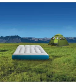 Intex Campeggio|Materasso singolo gonfiabile "camping" colore grigio chiaro, 72x189x20 cm - cod. 67998