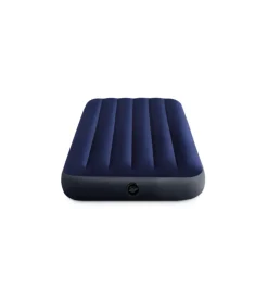 Intex Campeggio|Materasso singolo gonfiabile "airbed dura-beam standard classic downy" blu 99x191x25 cm - cod. 64757