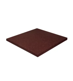 Fontane, Decorazioni E Pavimentazioni-Art PLast Mattonella da esterno antishock rossa, 400x400x25 mm