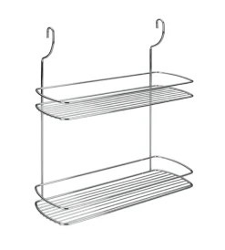 Accessori Cucina- Mensola 2 piani cromato lonardo cm. 35x13x41