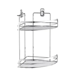New Mensola ad angolo per doccia "compact" 2 ripiani Docce E Accessori