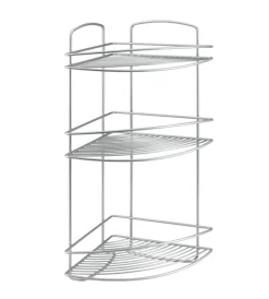 Docce E Accessori- Mensola angolare 3 piani cm22x22x53 onda