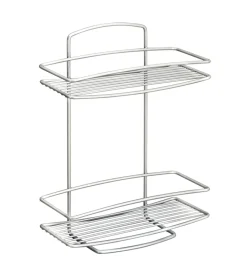 Docce E Accessori|Mensola rettangolare 2 piani cm26x11x35 onda