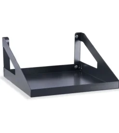 Officina E Garage- Mensola reverisibile fami "piccola" per pannello foro quadro in acciaio antracite 30 cm