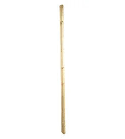 Reti, Recizioni E Cancelli Per Giardino- Mezzopalo da giardino tondo in legno di pino 8x200 h cm