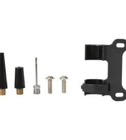 Bici-Sparco Mini pompa per bicicletta in alluminio gialla