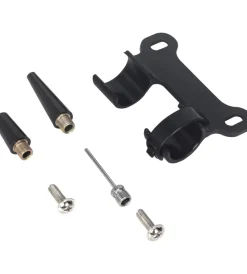 Bici-Sparco Mini pompa per bicicletta in alluminio gialla