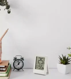 Clearance Mini stazione meteo digitale da interno bianco Termometri Stazioni Meteo