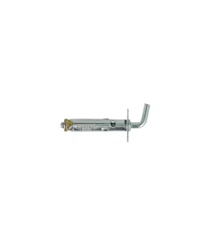 Sistemi Di Fissaggio- Mini tasselli in acciaio ø 6 x 25 con gancio corto 30 pz.
