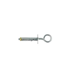 Sistemi Di Fissaggio- Mini tasselli in acciaio ø 6 x 25 con occhiolo chiuso 8 pz.
