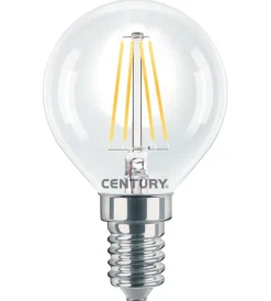 Century Lampadine|Minilampadina led globo incanto 4w e14 2700k 480 lm