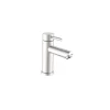 Rubinetti Bagno- Miscelatore "antea" acciaio spazzolato per lavabo