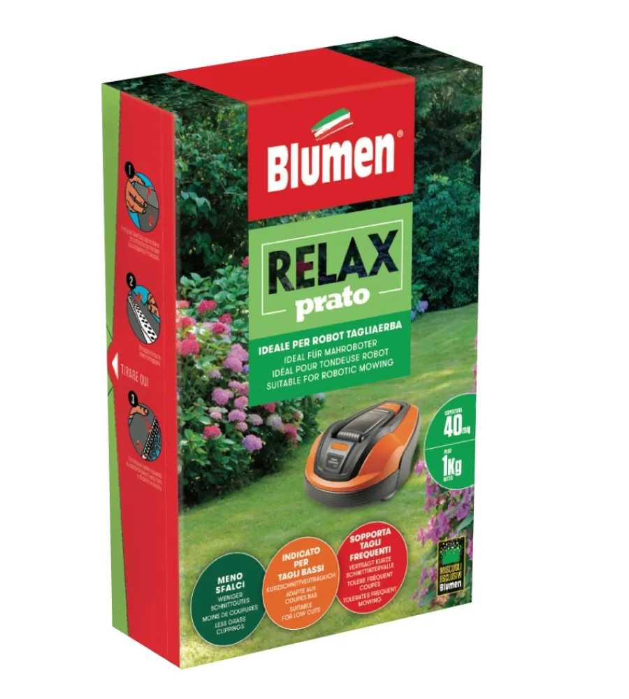 Piante Fiori E Sementi- Miscuglio sementi per prato "relax", 1 kg
