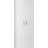 Mobili Multiuso-Sarmog Mobile 2 ante bianco fiammato, 63x183x34 cm