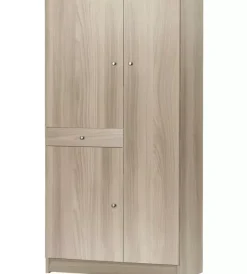 Mobili Multiuso-Sarmog Mobile 3 ante e 1 cassetto olmo, 77x147x34 cm