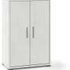 Sale Mobile 2 ante ossido bianco, 71x41x110 cm Mobili Multiuso